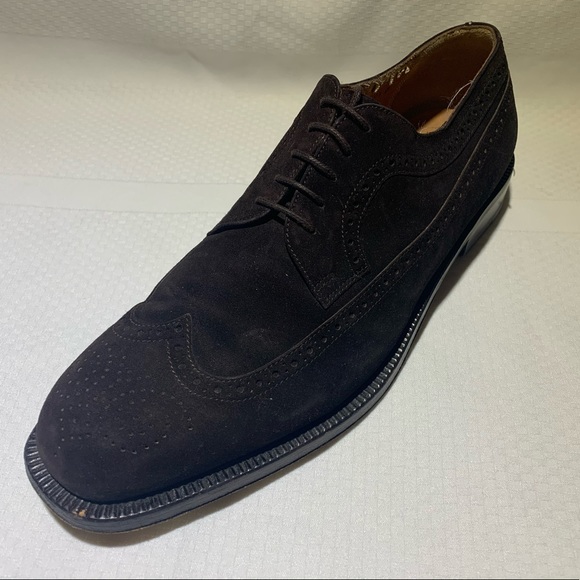 SALVATORE FERRAGAMO ITALIAN OXFORD SHOES, 10.5 - Picture 3 of 5